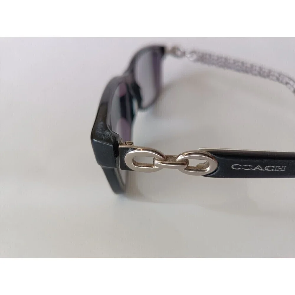 Coach HC6052 Fannie (5214) Black/ White Acetate Full Rim Eyeglasses Glasses